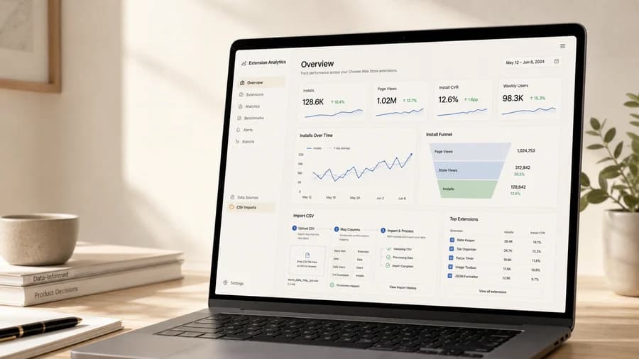 Decision OS for Chrome extension growth